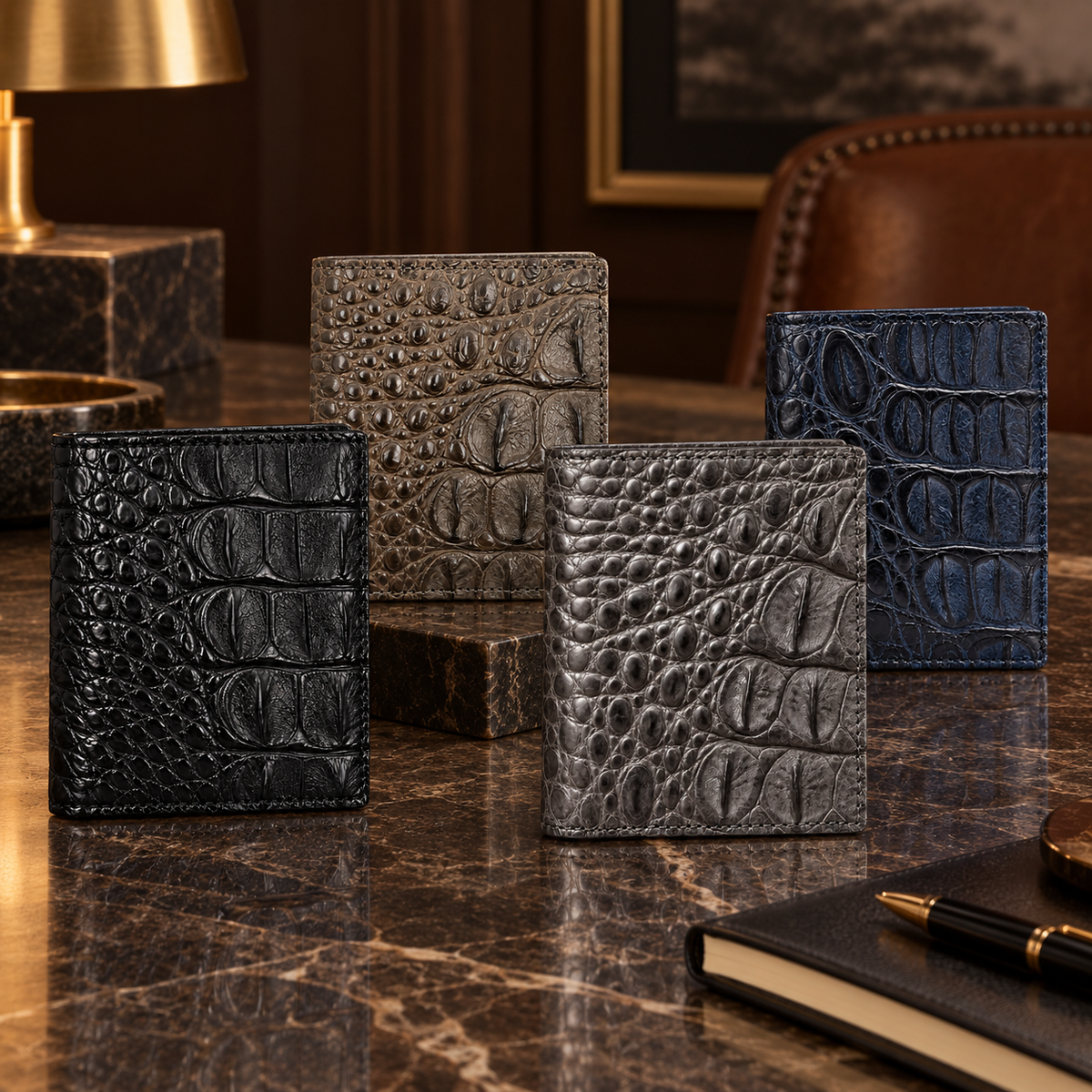 The Compact Crocodile Wallet