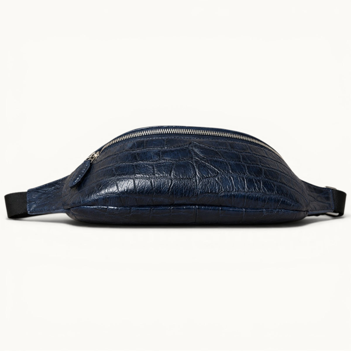 The Obsidian Crocodile Belt Bag