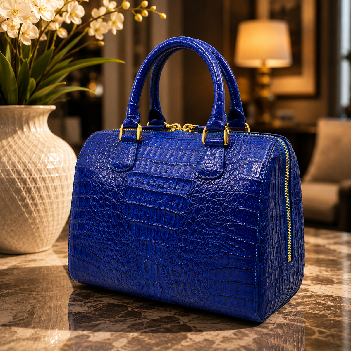 The Mayfair Crocodile Handbag