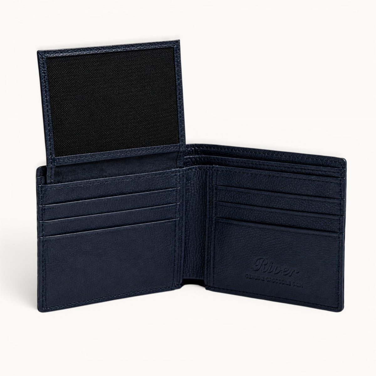 The Monarch Crocodile Bifold Wallet