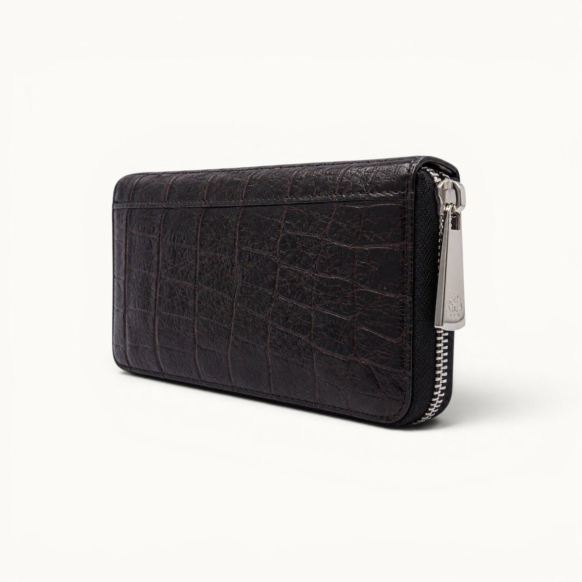 The Windsor Crocodile Zip Wallet