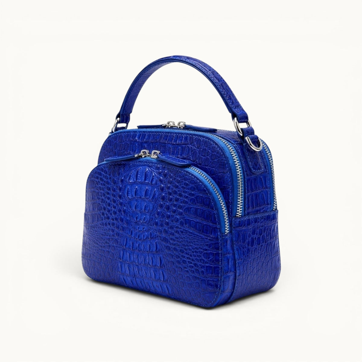 The Monaco Caiman Handbag & Crossbody