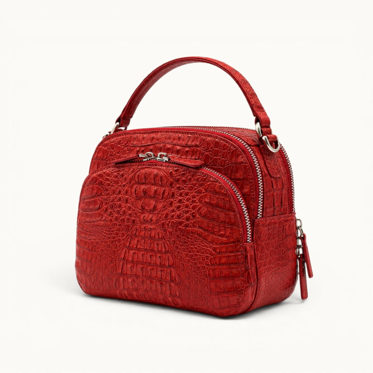 The Monaco Caiman Handbag & Crossbody