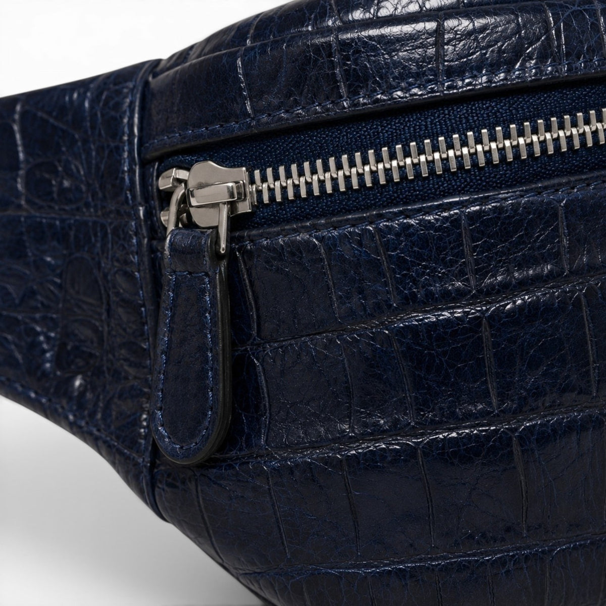 The Obsidian Crocodile Belt Bag