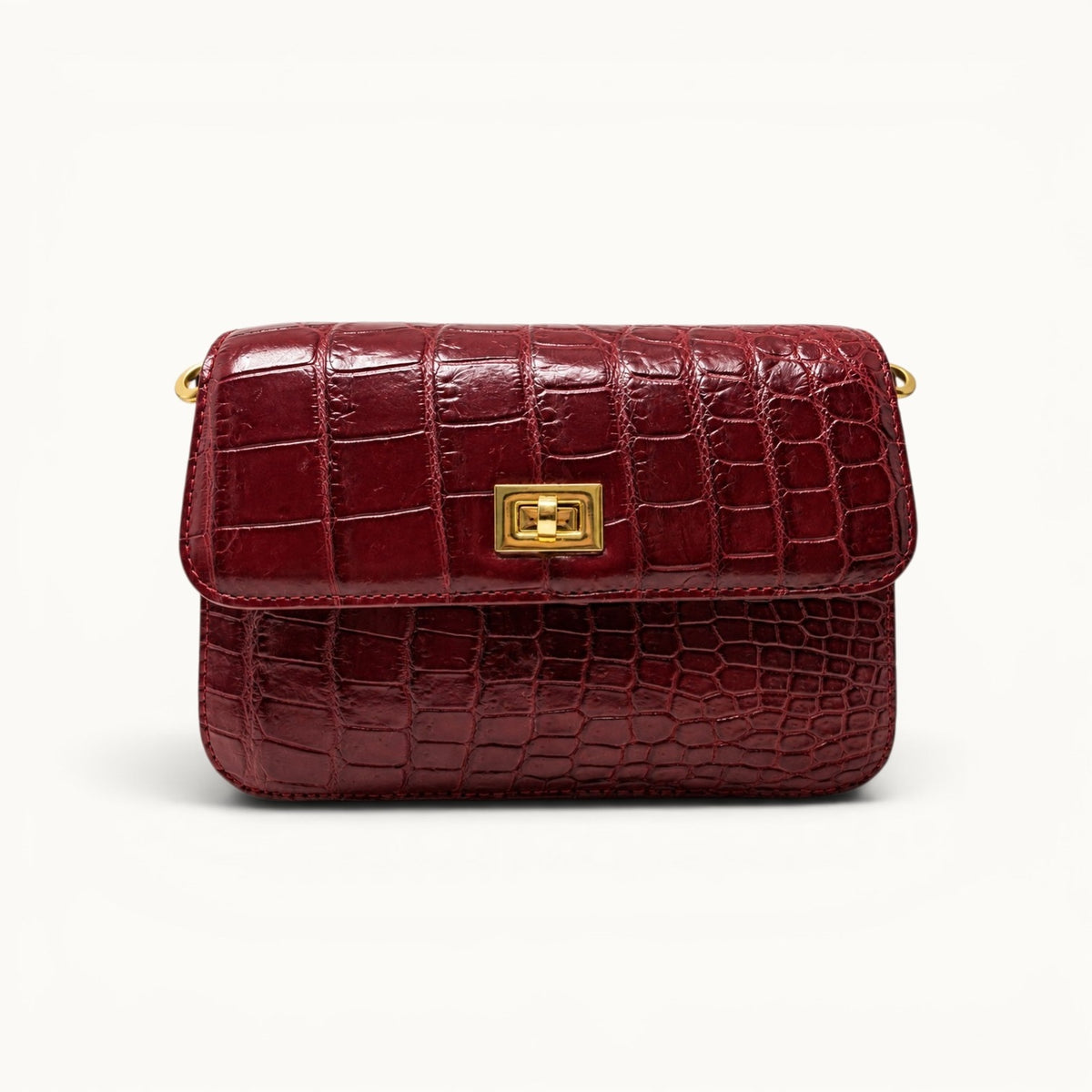 The Verona Crocodile Shoulder Bag