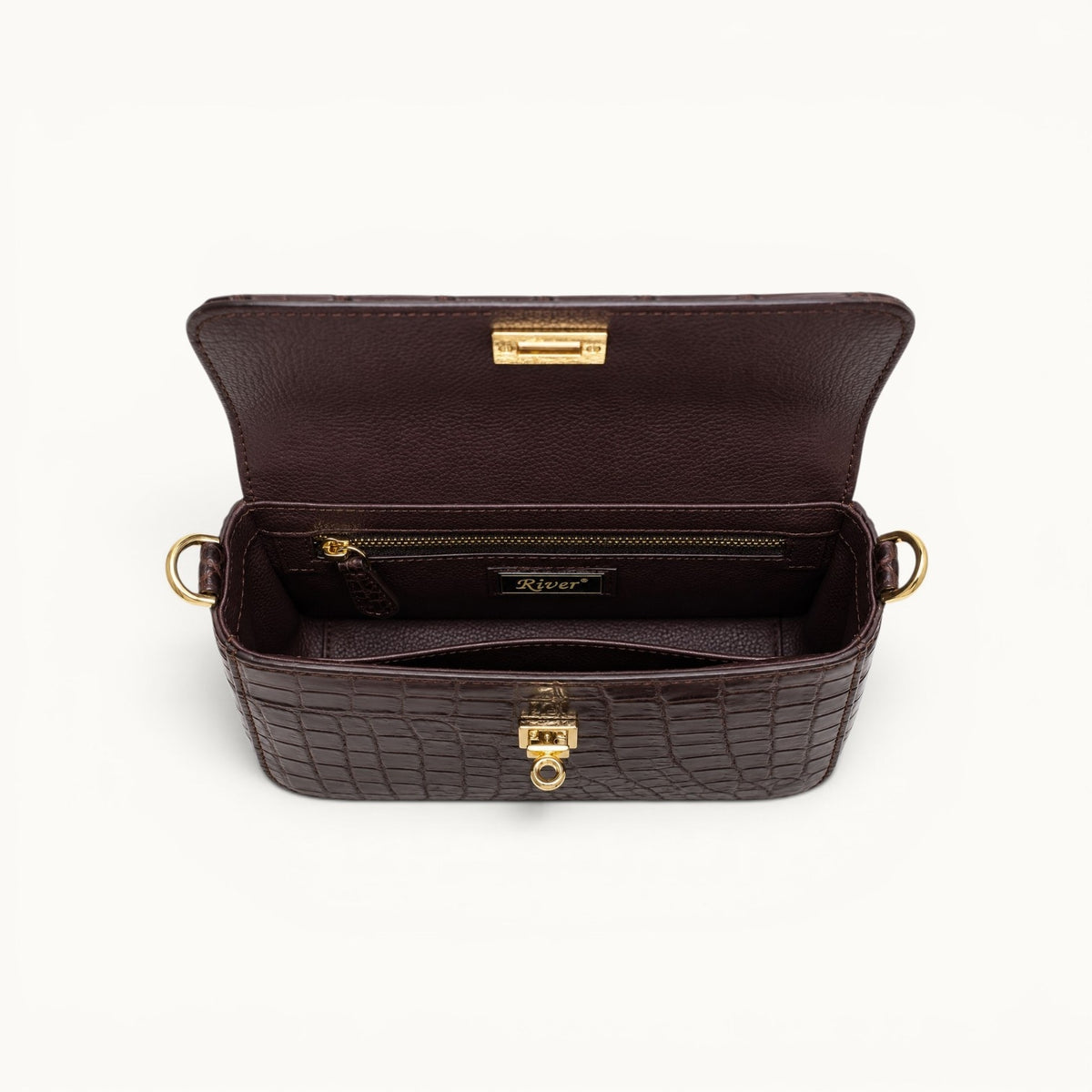 The Verona Crocodile Shoulder Bag