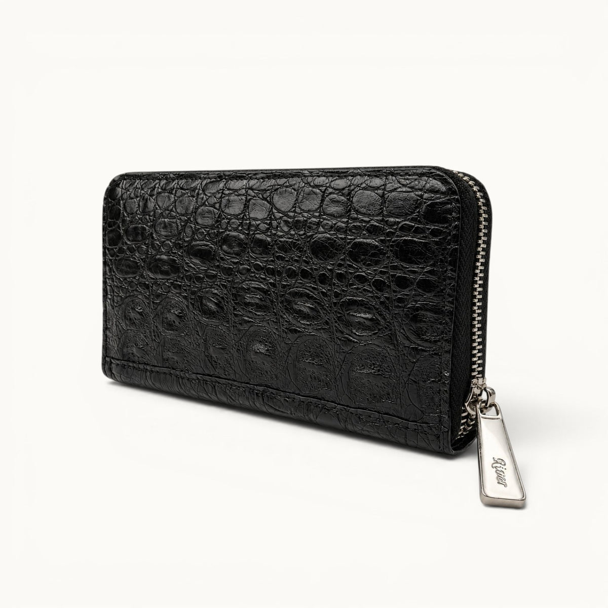 The Windsor Crocodile Zip Wallet