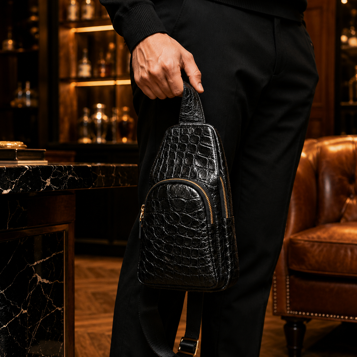 The Obsidian Alligator Sling