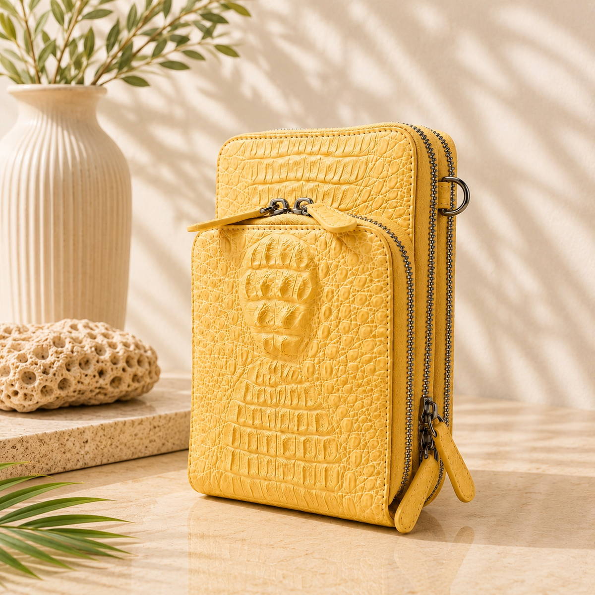 The Riviera Croc Crossbody