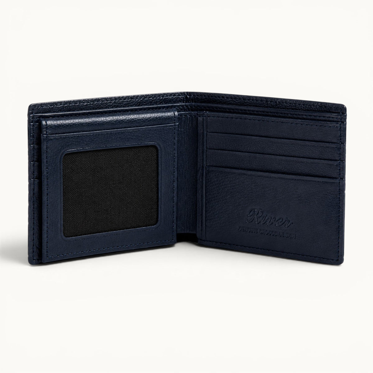 The Monarch Crocodile Bifold Wallet