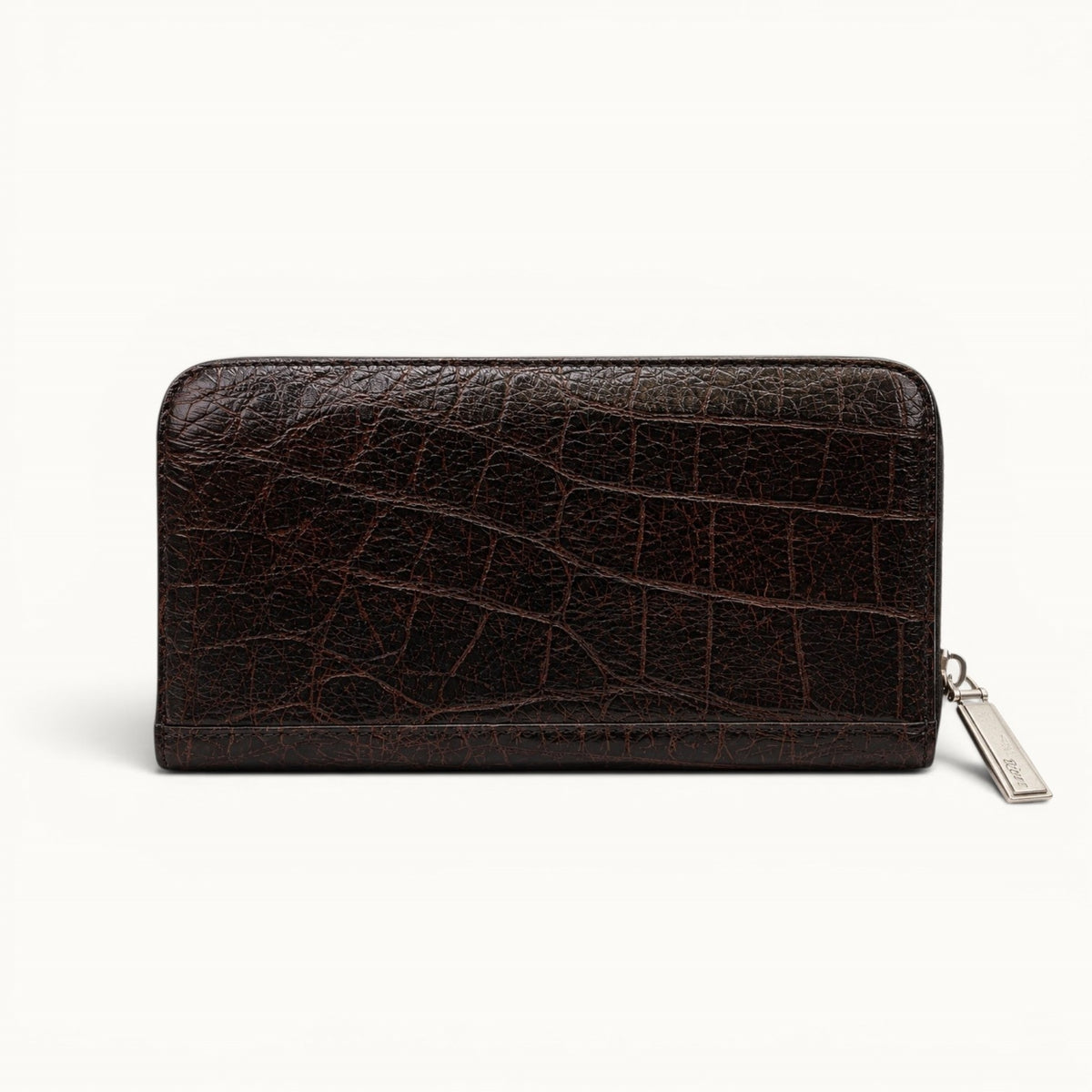 The Windsor Crocodile Zip Wallet