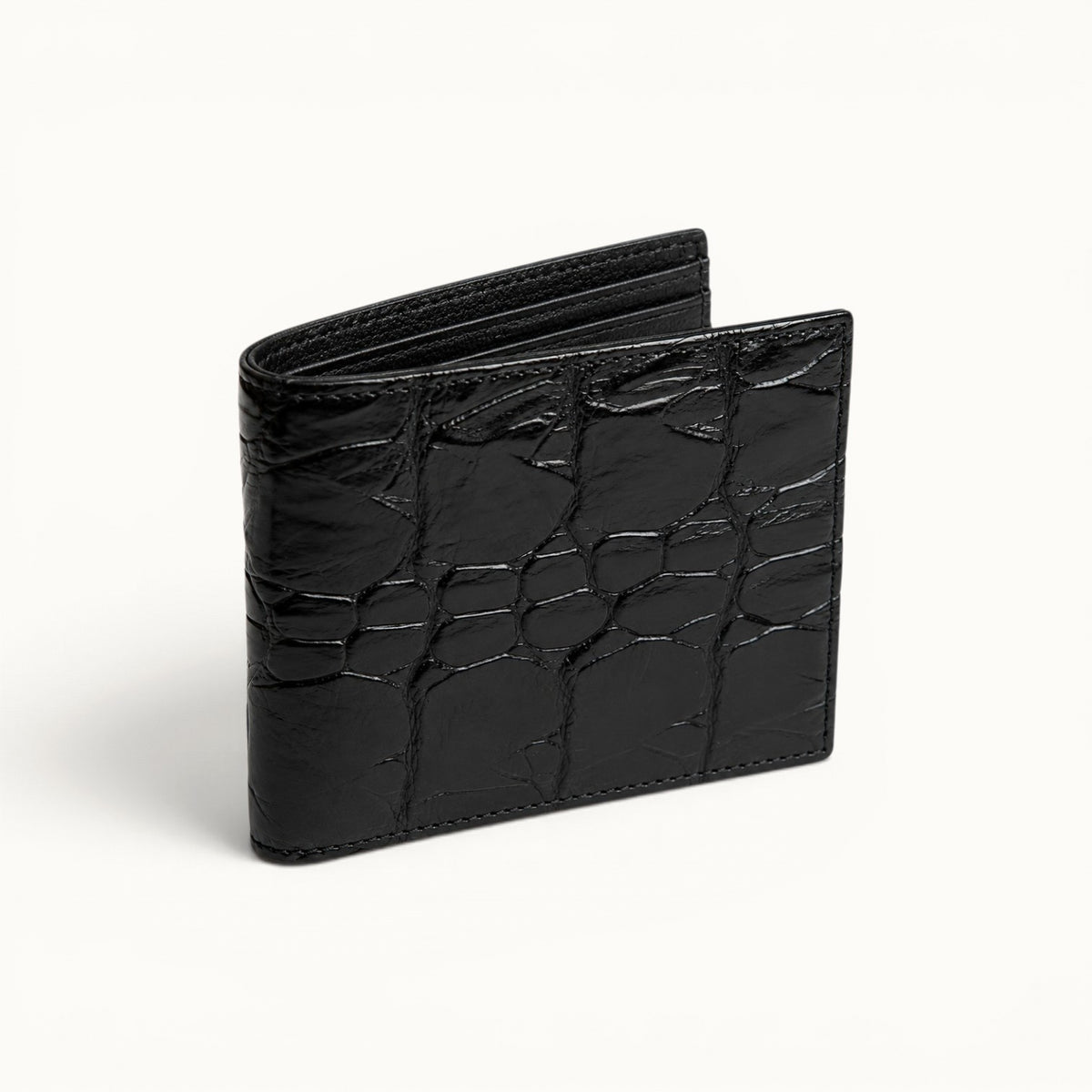 The Monarch Crocodile Bifold Wallet