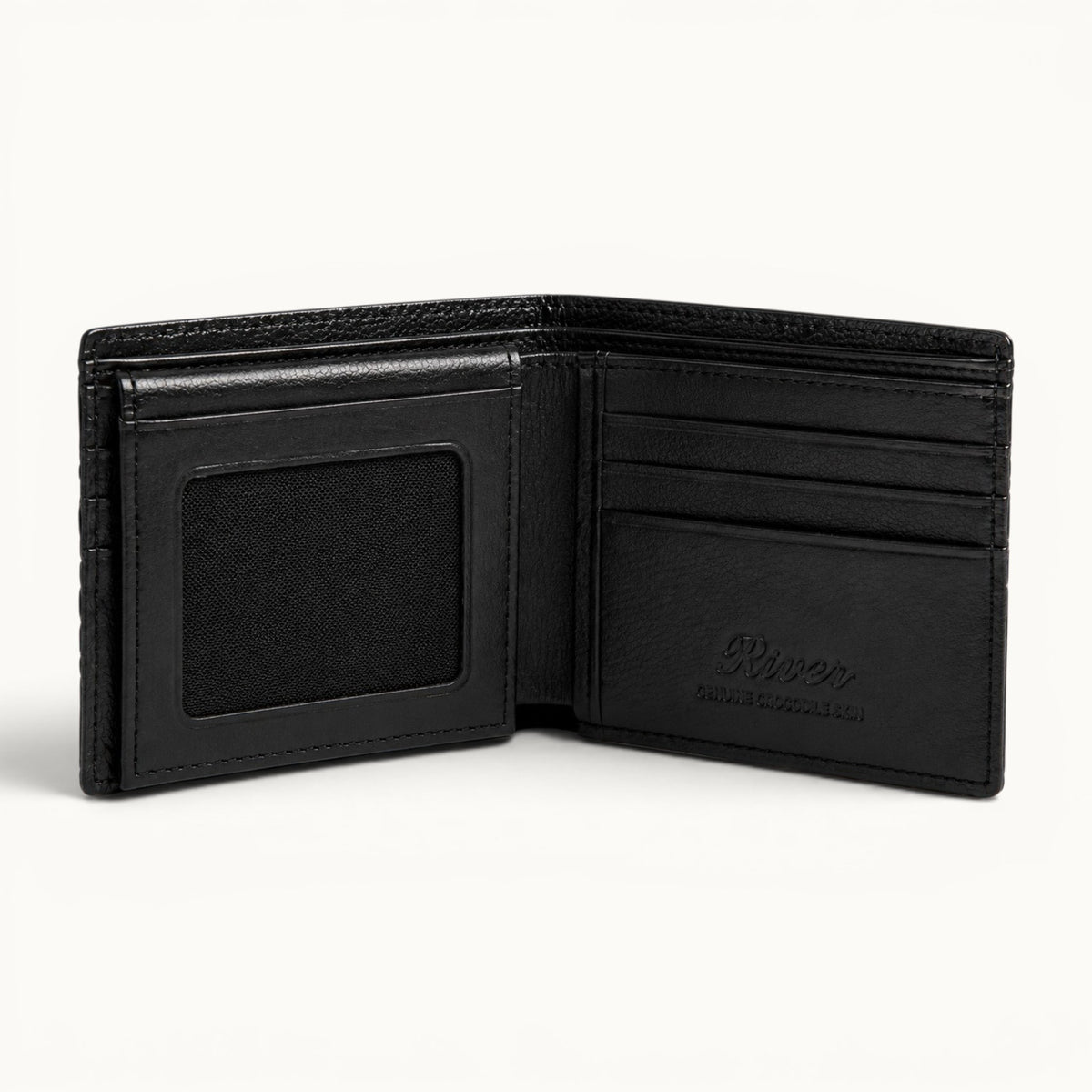 The Monarch Crocodile Bifold Wallet