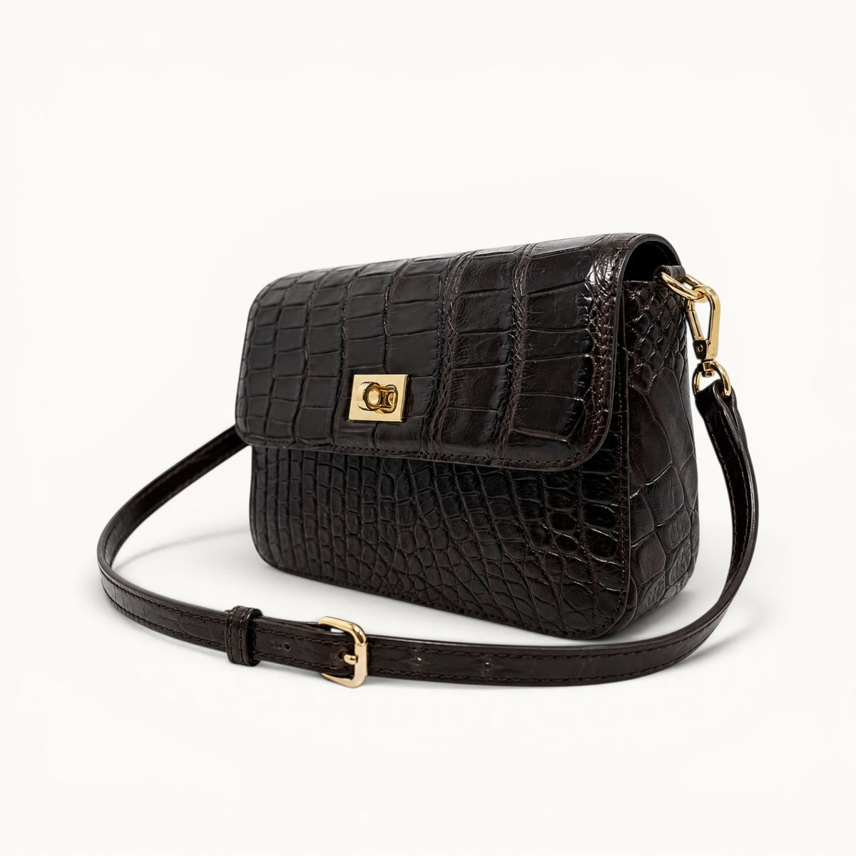 The Verona Crocodile Shoulder Bag
