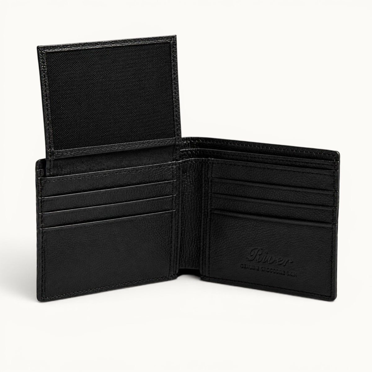 The Monarch Crocodile Bifold Wallet