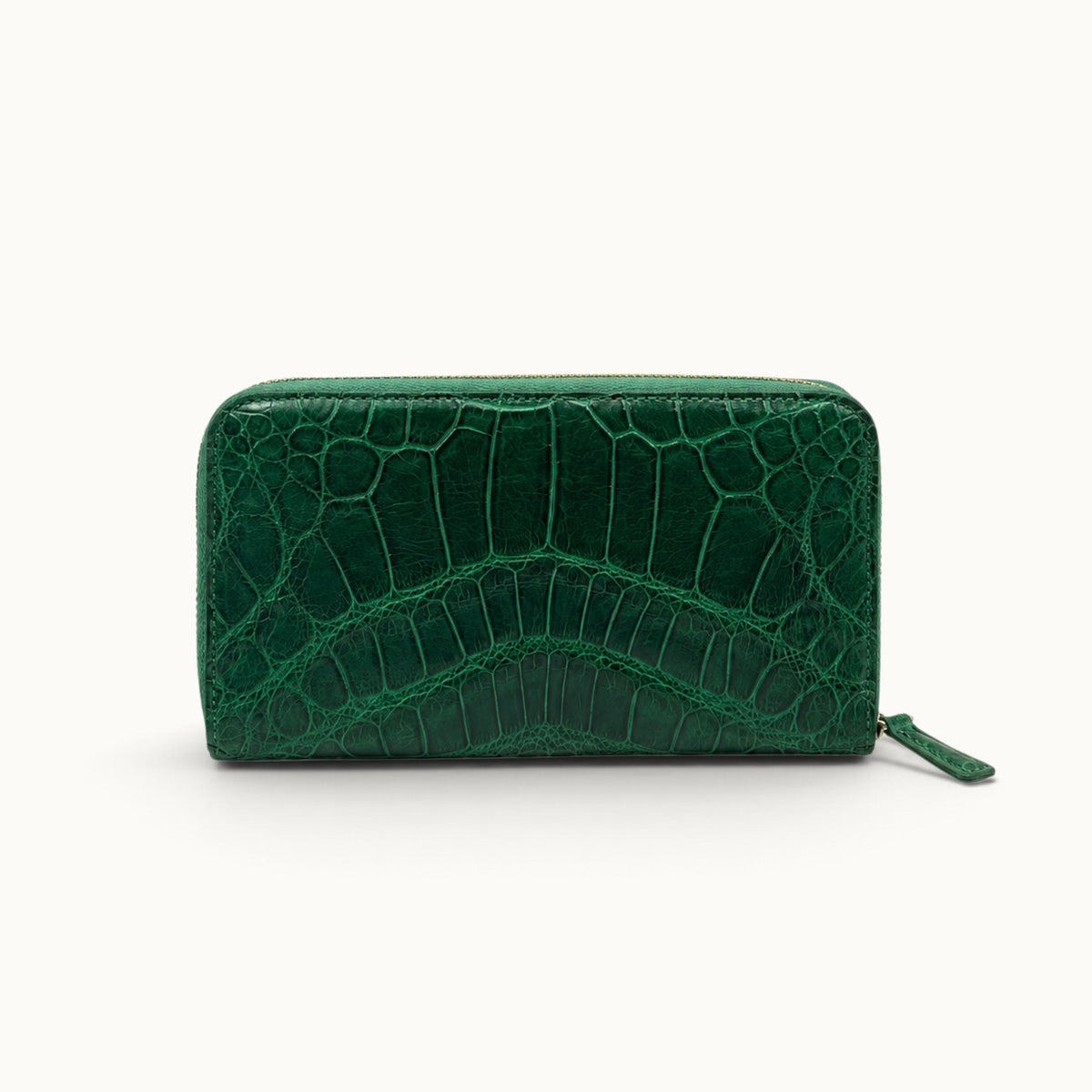 The Belvedere Crocodile Zip Wallet
