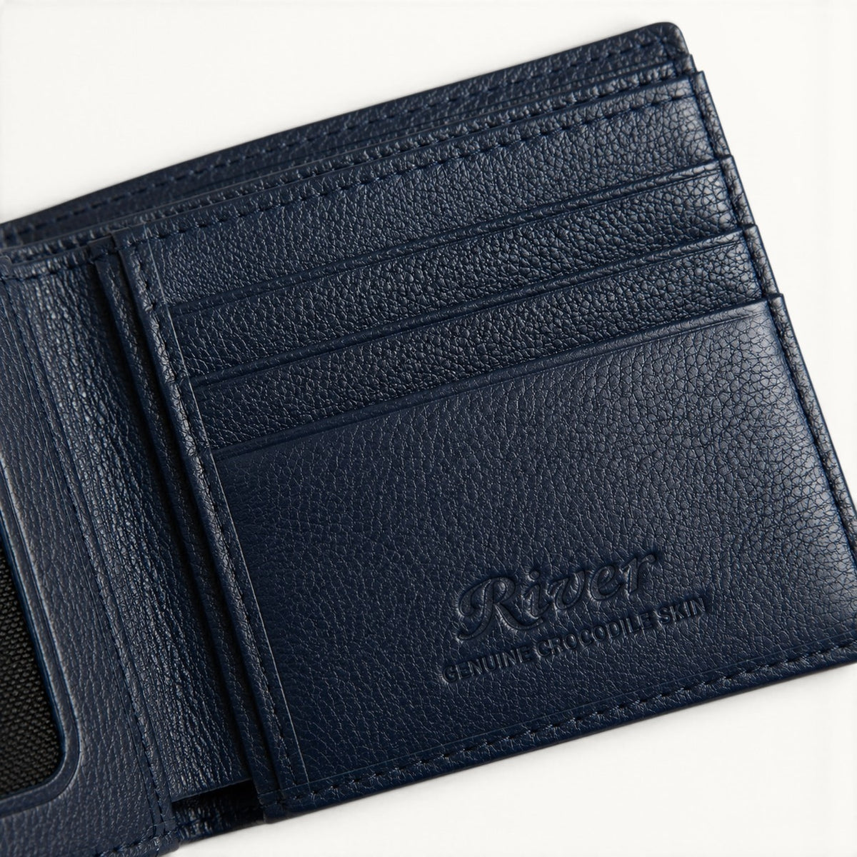 The Monarch Crocodile Bifold Wallet