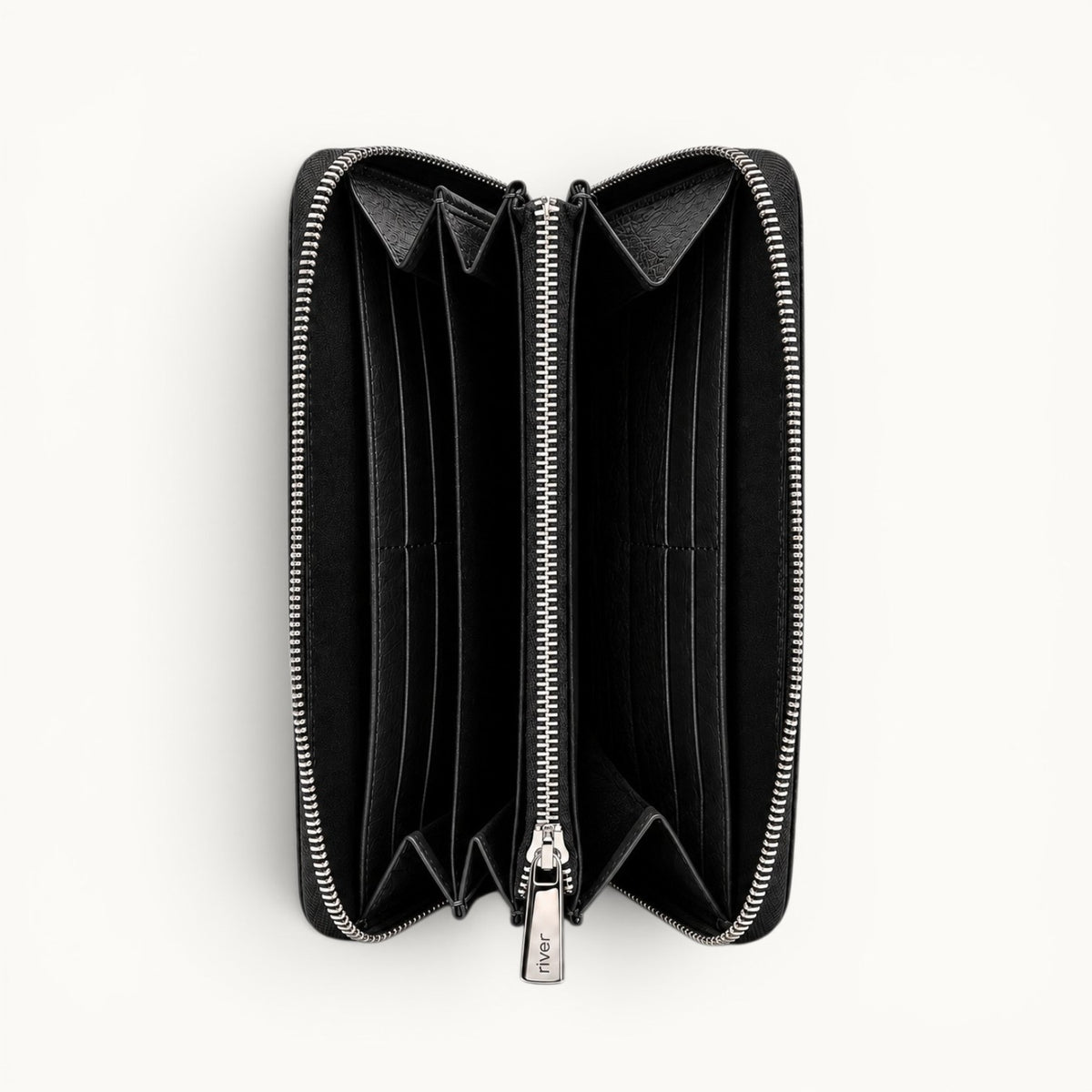 The Windsor Crocodile Zip Wallet