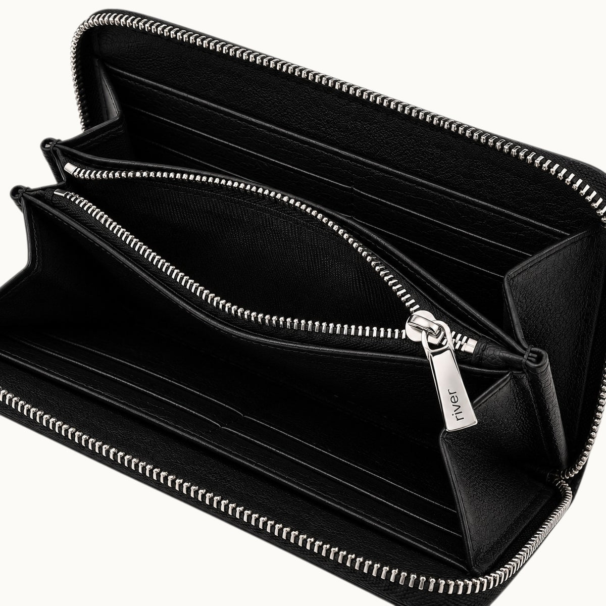 The Windsor Crocodile Zip Wallet