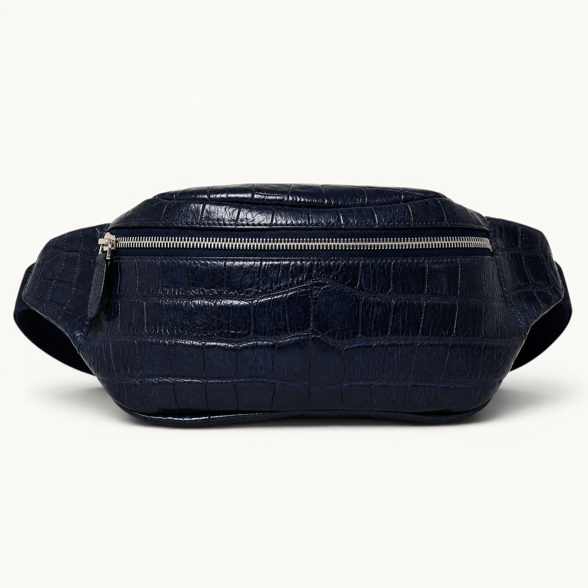 The Obsidian Crocodile Belt Bag