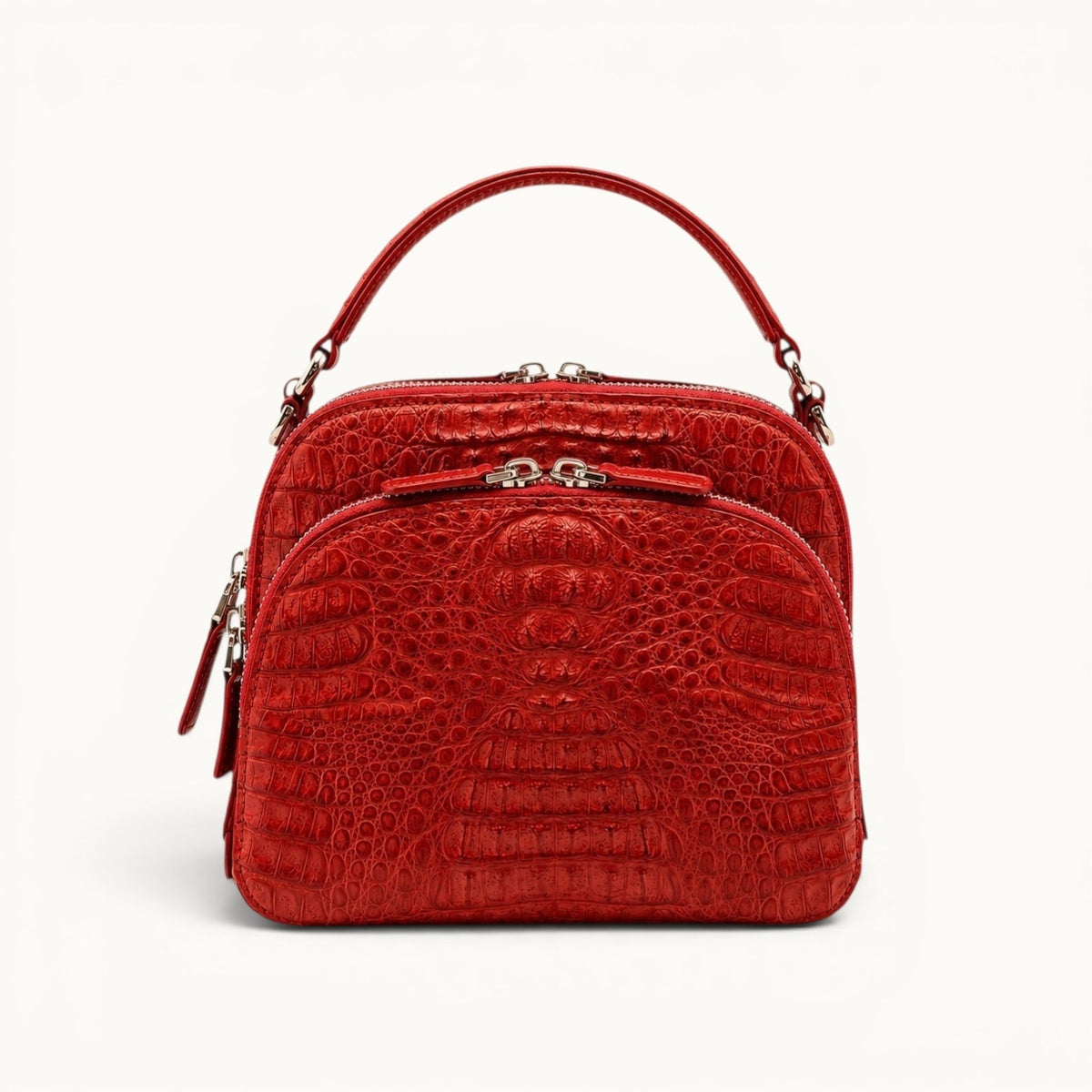 The Monaco Caiman Handbag & Crossbody