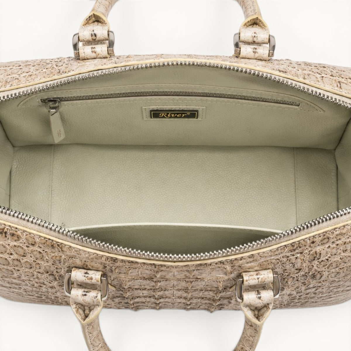 The Victoria Nile Crocodile Satchel