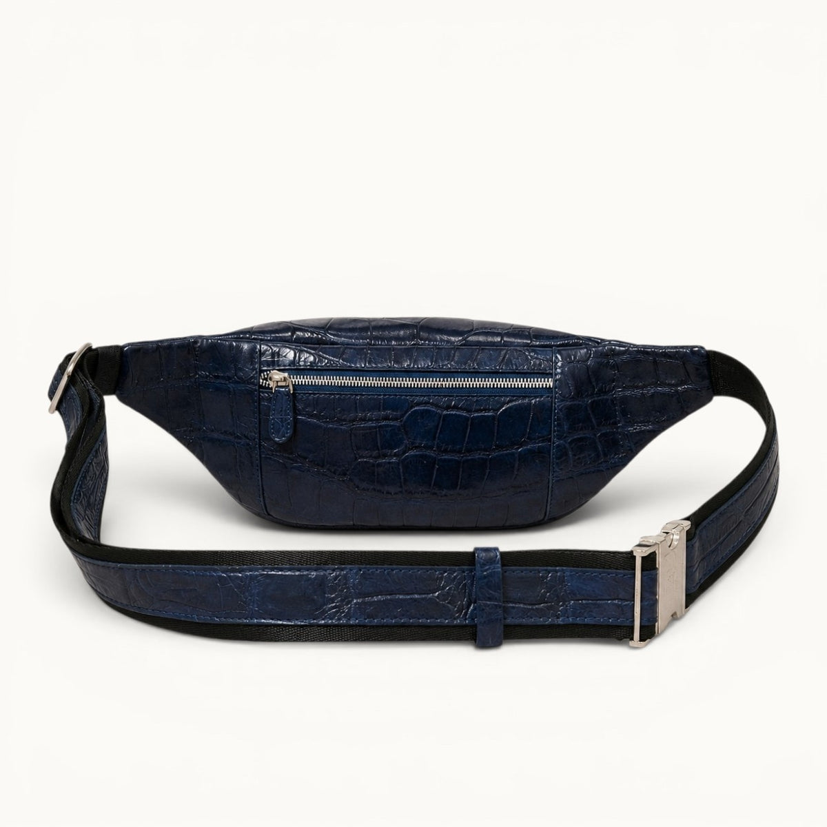 The Obsidian Crocodile Belt Bag