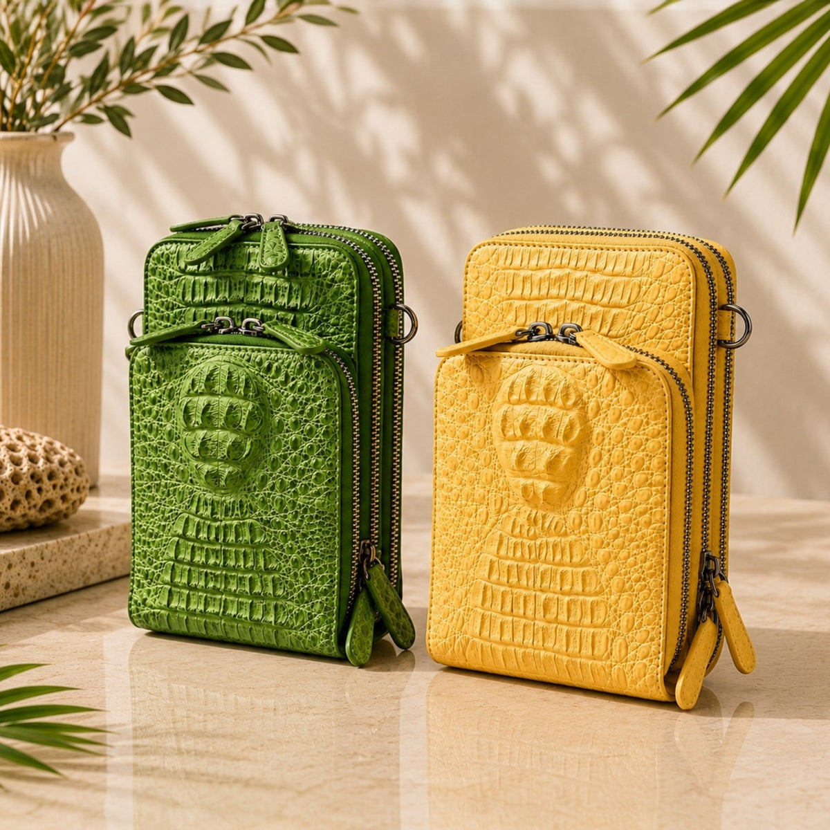 The Riviera Croc Crossbody