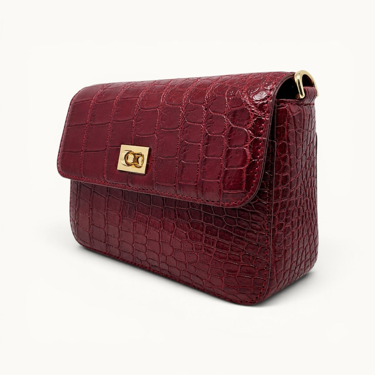 The Verona Crocodile Shoulder Bag
