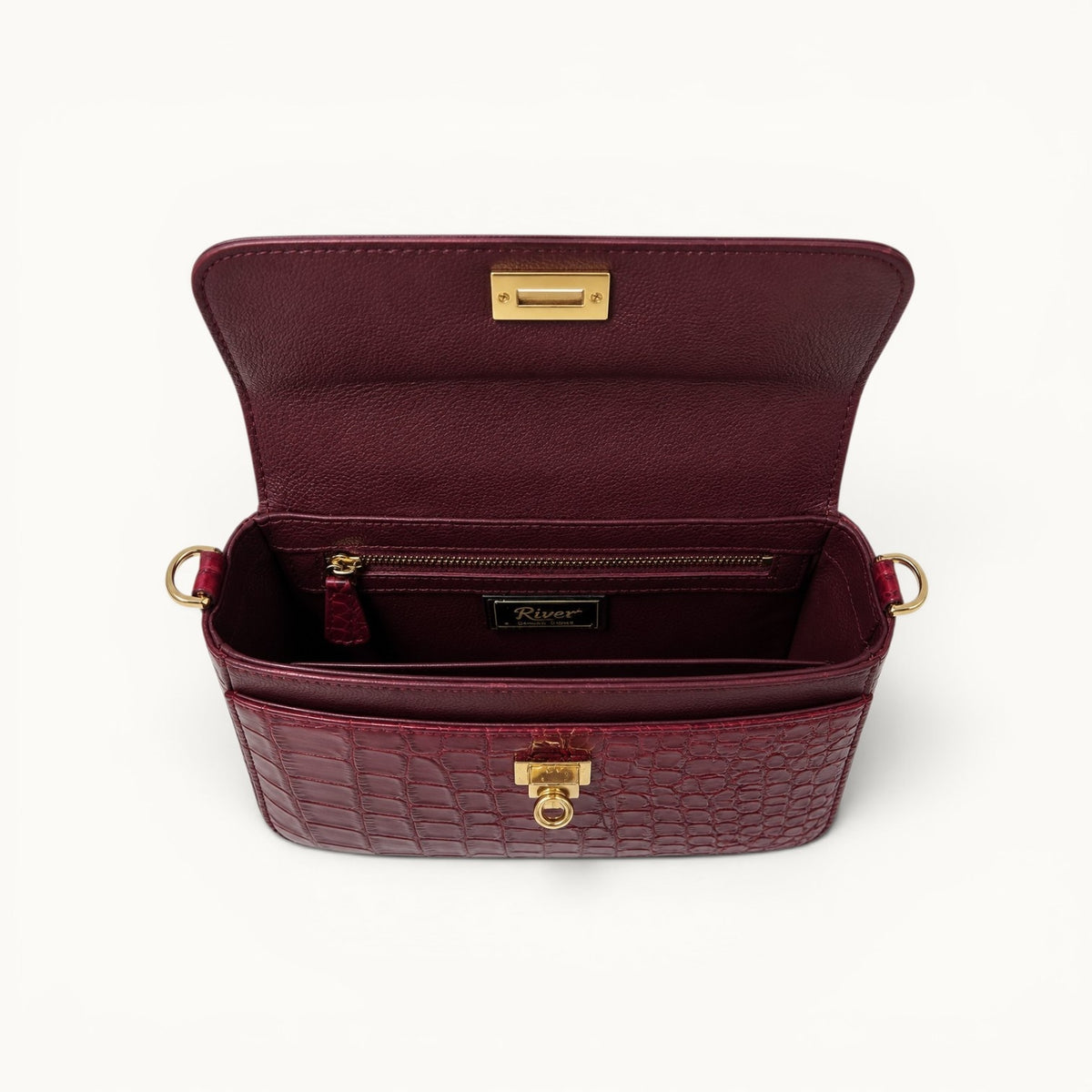 The Verona Crocodile Shoulder Bag