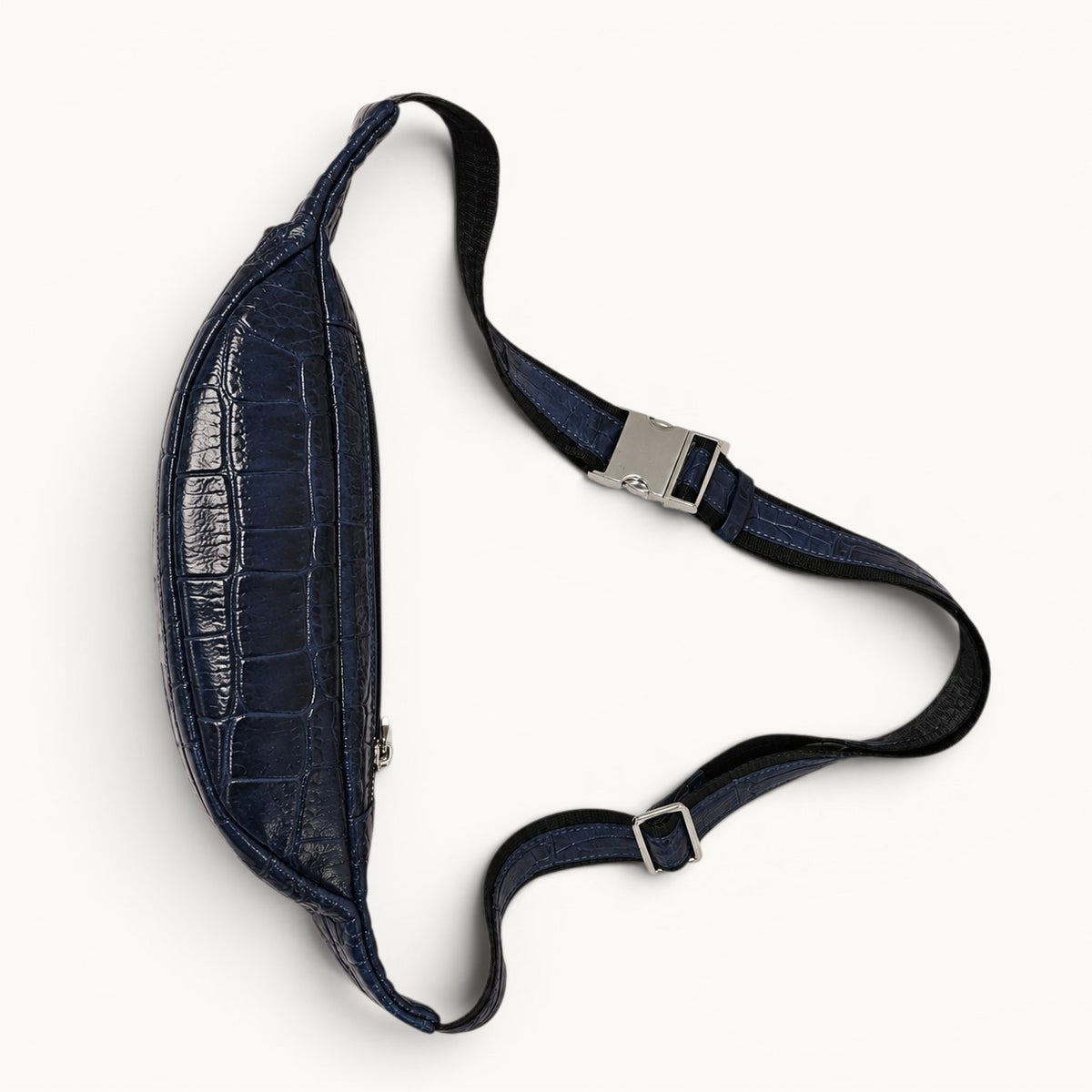 The Obsidian Crocodile Belt Bag