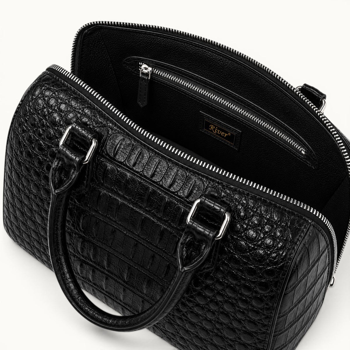 The Victoria Nile Crocodile Satchel
