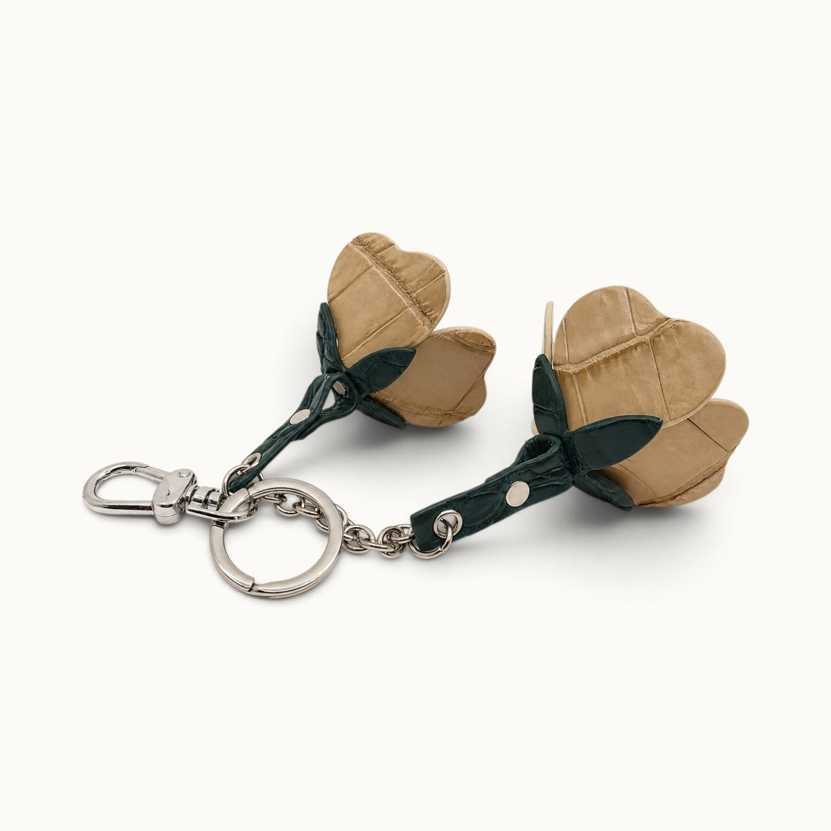 The Valencia Crocodile Flower Charm