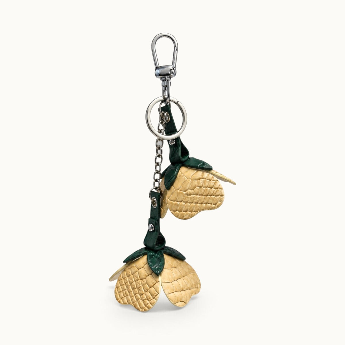 The Valencia Crocodile Flower Charm